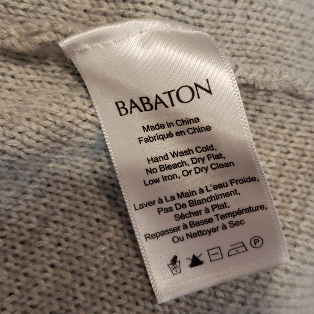 Aritzia BABATON Gray Maloney Sweater Dress sz M Women's - Picture 9 of 15